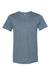Bella + Canvas BC3301/3301C/3301 Mens Jersey Short Sleeve Crewneck T-Shirt Heather Slate Blue Flat Front