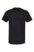 Bella + Canvas BC3301/3301 Mens Jersey Short Sleeve Crewneck T-Shirt Solid Black Flat Back