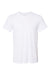 Bella + Canvas BC3301/3301C/3301 Mens Jersey Short Sleeve Crewneck T-Shirt Solid White Flat Front