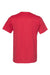 Bella + Canvas BC3301/3301 Mens Jersey Short Sleeve Crewneck T-Shirt Heather Red Flat Back