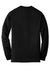 Gildan 8400 Mens DryBlend Moisture Wicking Long Sleeve Crewneck T-Shirt Black Flat Back