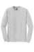 Gildan 8400 Mens DryBlend Moisture Wicking Long Sleeve Crewneck T-Shirt Ash Grey Flat Front