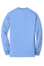 Gildan 8400 Mens DryBlend Moisture Wicking Long Sleeve Crewneck T-Shirt Carolina Blue Flat Back