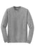Gildan 8400 Mens DryBlend Moisture Wicking Long Sleeve Crewneck T-Shirt Heather Graphite Grey Flat Front