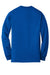 Gildan 8400 Mens DryBlend Moisture Wicking Long Sleeve Crewneck T-Shirt Royal Blue Flat Back