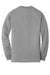Gildan 8400 Mens DryBlend Moisture Wicking Long Sleeve Crewneck T-Shirt Sport Grey Flat Back