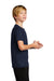 Nike 840178 Youth Legend Dri-Fit Moisture Wicking Short Sleeve Crewneck T-Shirt College Navy Blue Model Side