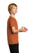 Nike 840178 Youth Legend Dri-Fit Moisture Wicking Short Sleeve Crewneck T-Shirt Desert Orange Model Side