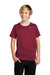 Nike 840178 Youth Legend Dri-Fit Moisture Wicking Short Sleeve Crewneck T-Shirt Team Maroon Model Front
