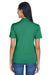 UltraClub 8404 Womens Cool & Dry Moisture Wicking Short Sleeve Polo Shirt Forest Green Model Back