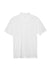 UltraClub 8405/8405T Mens Cool & Dry Moisture Wicking Short Sleeve Polo Shirt White Flat Back