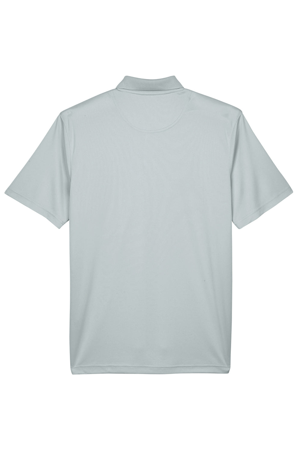 UltraClub 8405/8405T Mens Cool & Dry Moisture Wicking Short Sleeve Polo Shirt Grey Flat Back
