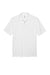 UltraClub 8405/8405T Mens Cool & Dry Moisture Wicking Short Sleeve Polo Shirt White Flat Front