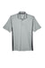 UltraClub 8406 Mens Cool & Dry Moisture Wicking Short Sleeve Polo Shirt Grey/Black Flat Front