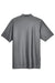 UltraClub 8415/8415T Mens Cool & Dry Elite Performance Moisture Wicking Short Sleeve Polo Shirt Charcoal Grey Flat Back