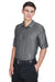 UltraClub 8415/8415T Mens Cool & Dry Elite Performance Moisture Wicking Short Sleeve Polo Shirt Charcoal Grey Model 3q