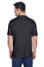 UltraClub 8420 Mens Cool & Dry Performance Moisture Wicking Short Sleeve Crewneck T-Shirt Black Model Back