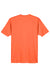 UltraClub 8420 Mens Cool & Dry Performance Moisture Wicking Short Sleeve Crewneck T-Shirt Bright Orange Flat Back
