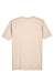 UltraClub 8420 Mens Cool & Dry Performance Moisture Wicking Short Sleeve Crewneck T-Shirt Sand Flat Back