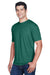UltraClub 8420 Mens Cool & Dry Performance Moisture Wicking Short Sleeve Crewneck T-Shirt Forest Green Model 3q