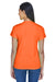 UltraClub 8420L Womens Cool & Dry Performance Moisture Wicking Short Sleeve Crewneck T-Shirt Bright Orange Model Back