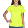 UltraClub Womens Cool & Dry Performance Moisture Wicking Short Sleeve Crewneck T-Shirt - Bright Yellow - Closeout