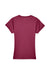 UltraClub 8420L Womens Cool & Dry Performance Moisture Wicking Short Sleeve Crewneck T-Shirt Maroon Flat Back
