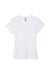 UltraClub 8420L Womens Cool & Dry Performance Moisture Wicking Short Sleeve Crewneck T-Shirt White Flat Front