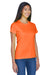 UltraClub 8420L Womens Cool & Dry Performance Moisture Wicking Short Sleeve Crewneck T-Shirt Bright Orange Model 3q