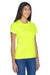 UltraClub 8420L Womens Cool & Dry Performance Moisture Wicking Short Sleeve Crewneck T-Shirt Bright Yellow Model 3q