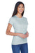 UltraClub 8420L Womens Cool & Dry Performance Moisture Wicking Short Sleeve Crewneck T-Shirt Grey Model 3q