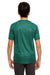 UltraClub 8420Y Youth Cool & Dry Performance Moisture Wicking Short Sleeve Crewneck T-Shirt Forest Green Model Back