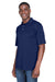 UltraClub 8425 Mens Cool & Dry Performance Moisture Wicking Short Sleeve Polo Shirt Navy Blue Model 3q