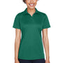UltraClub Womens Cool & Dry Performance Moisture Wicking Short Sleeve Polo Shirt - Forest Green - Closeout