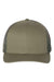 Richardson Hats 112PM Mens Printed Mesh Snapback Trucker Hat Loden Green/Green Camo Flat Front