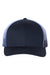 Richardson Hats 112PM Mens Printed Mesh Snapback Trucker Hat Navy Blue/Navy to White Fade Flat Front