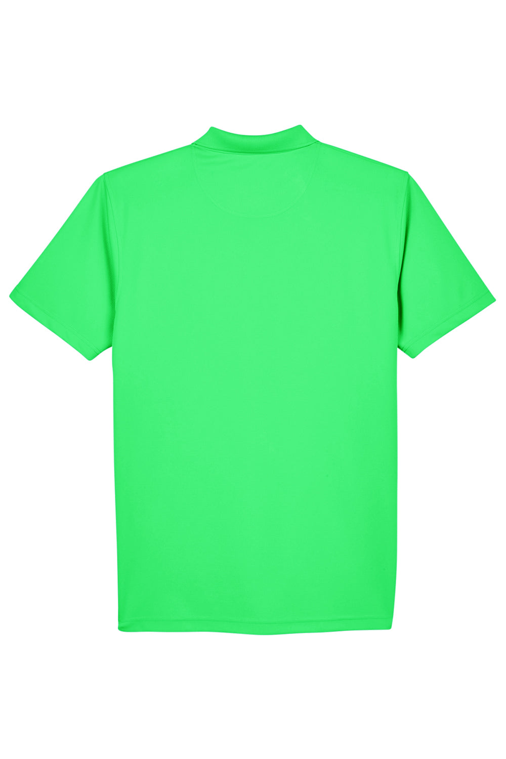 UltraClub 8445 Mens Cool & Dry Performance Moisture Wicking Short Sleeve Polo Shirt Cool Green Flat Back