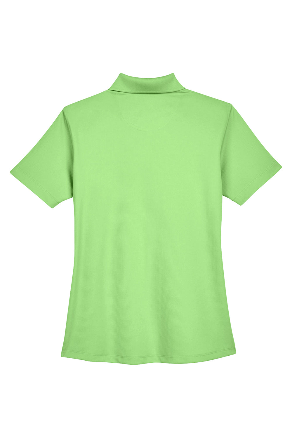 UltraClub 8445L Womens Cool & Dry Performance Moisture Wicking Short Sleeve Polo Shirt Light Green Flat Back