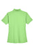 UltraClub 8445L Womens Cool & Dry Performance Moisture Wicking Short Sleeve Polo Shirt Light Green Flat Back