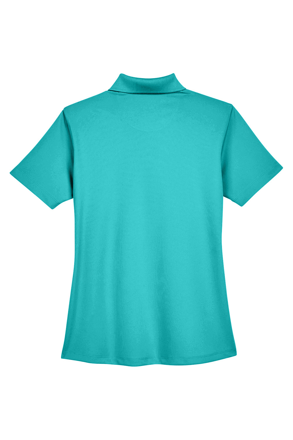 UltraClub 8445L Womens Cool & Dry Performance Moisture Wicking Short Sleeve Polo Shirt Jade Green Flat Back