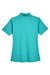 UltraClub 8445L Womens Cool & Dry Performance Moisture Wicking Short Sleeve Polo Shirt Jade Green Flat Back