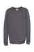 Hanes P360 Youth Ecosmart Pill Resistant Crewneck Sweatshirt Heather Charcoal Grey Flat Front