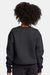 Hanes P360 Youth Ecosmart Pill Resistant Crewneck Sweatshirt Heather Charcoal Grey Model Back