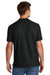Gildan 85800 Mens Hammer Pique Short Sleeve Polo Shirt Black Model Back