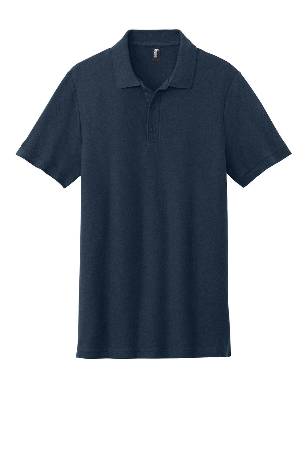 Gildan 85800 Mens Hammer Pique Short Sleeve Polo Shirt Navy Blue Flat Front
