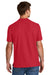 Gildan 85800 Mens Hammer Pique Short Sleeve Polo Shirt Red Model Back