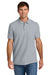 Gildan 85800 Mens Hammer Pique Short Sleeve Polo Shirt Sport Grey Model Front