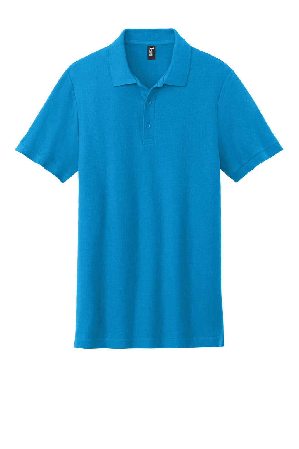 Gildan 85800 Mens Hammer Pique Short Sleeve Polo Shirt Sapphire Blue Flat Front