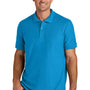 Gildan Mens Hammer Pique Short Sleeve Polo Shirt - Sapphire Blue