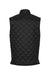 Weatherproof 207359 Mens Vintage Diamond Quilted Full Zip Vest Black Flat Back